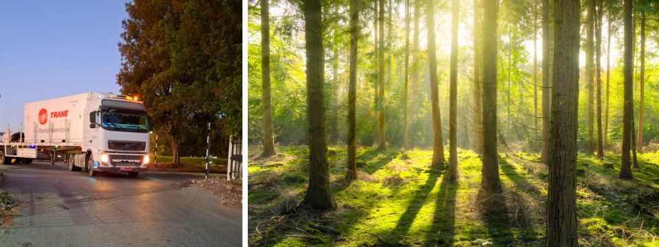 Betrouwbare gekoelde opslag in afgelegen locatie in Beiers bos