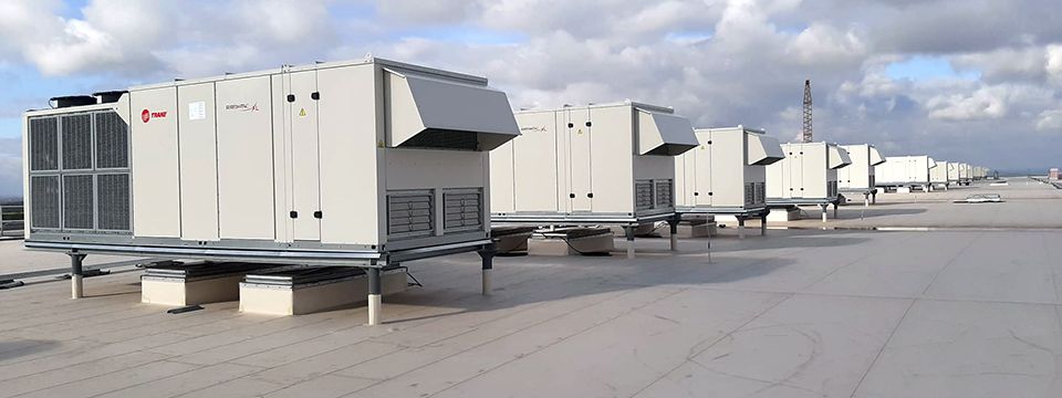 32 A unidade Trane rooftop ajuda a empresa de logística a alcançar objectivos ambientais ambiciosos
