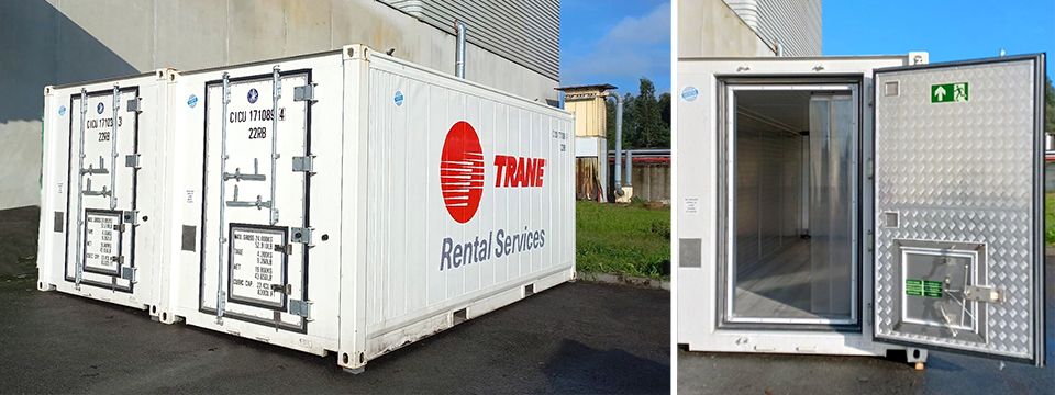 Stop the worms! Trane Rental cold store helps an animal feed company develop new product