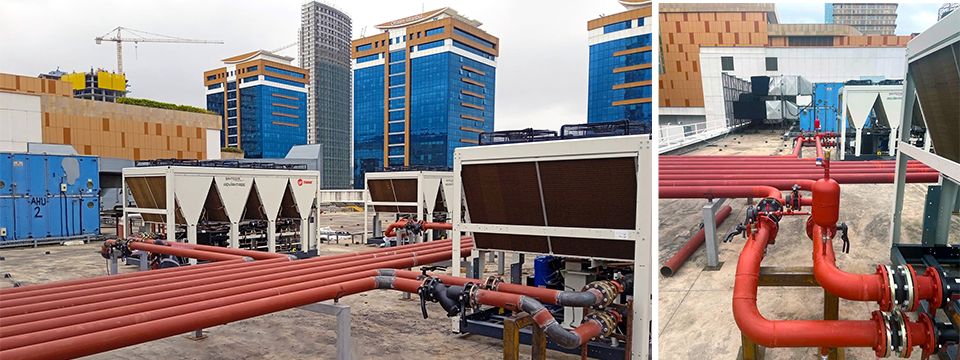 Les pompes à chaleur de location Trane EaaSy améliorent considérablement l'efficacité énergétique d'un centre commercial d'Istanbul