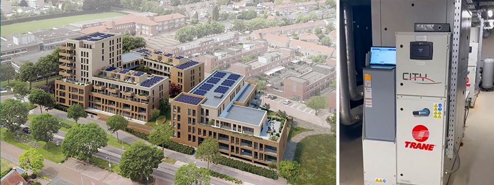 Trane RTSF heat pumps power year-round comfort in new residential complex in Amsterdam
