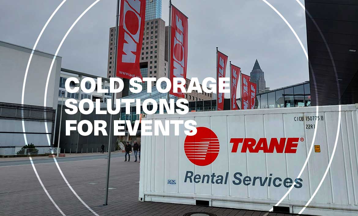 Soluciones de almacenamiento en frío para eventos: Aumento de la eficiencia con contenedores Trane