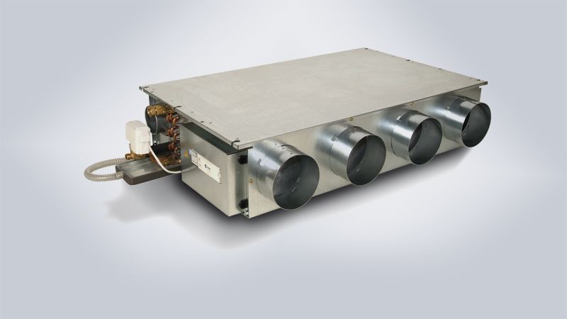 CWS/CWE 4-ходовые кассетные вентиляторные доводчики