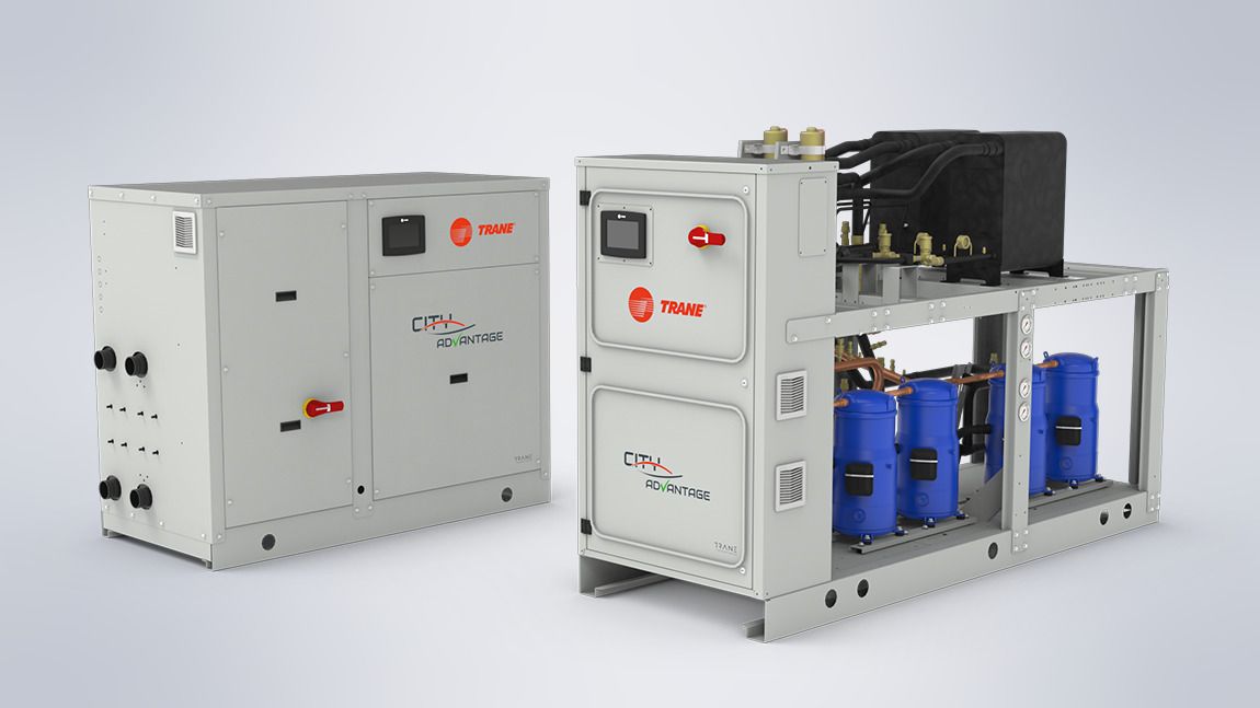 City Advantage CXWF GEO Water-to-Water Heat Pump reversible on refrigerant side