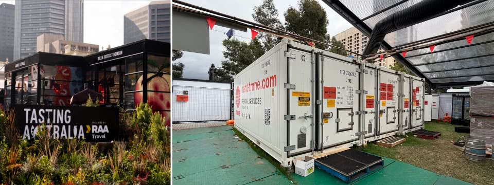 Reliable Cold Storage for a Major Food Festival in the Heart of Adelaide