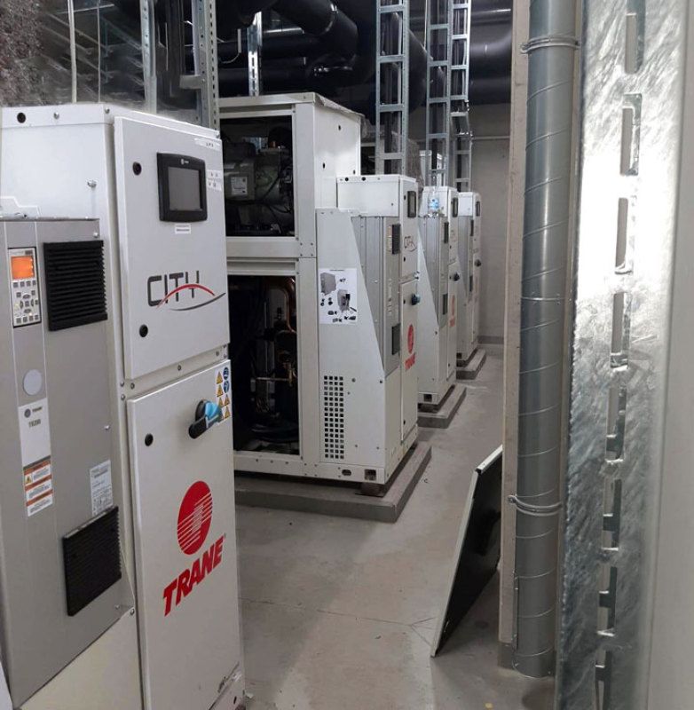 City RTSF units provide a new district heating and cooling system in West Germany